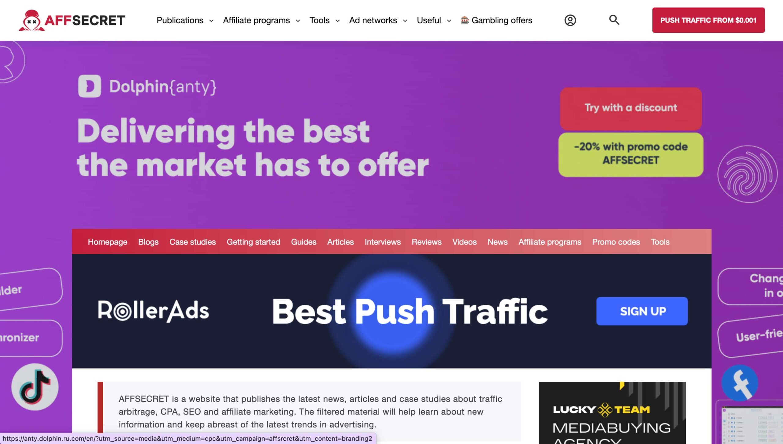 AffSecret Blog for Affiliates