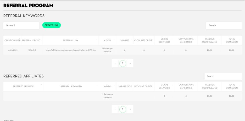 Mobipium Referral program