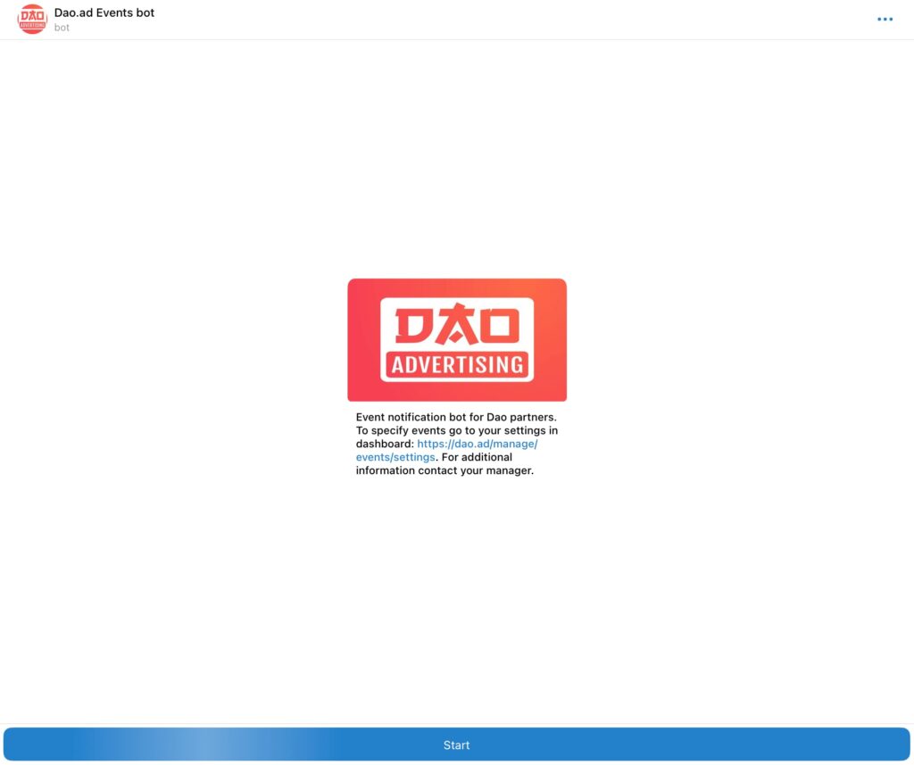 Ad Networks Telegram Bots