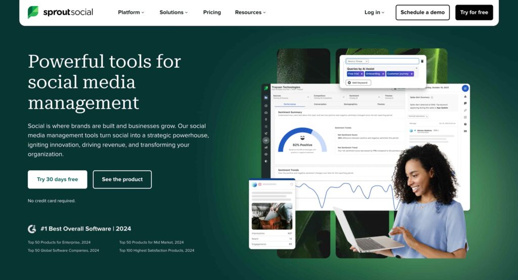 Sprout Social AI tool