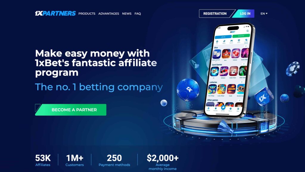 1xBet Partners Affiliate Program