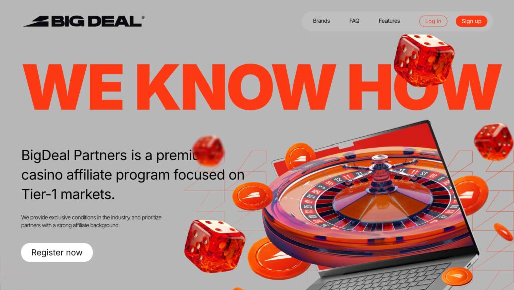 BigDeal Partners Gambling Affiliate Program