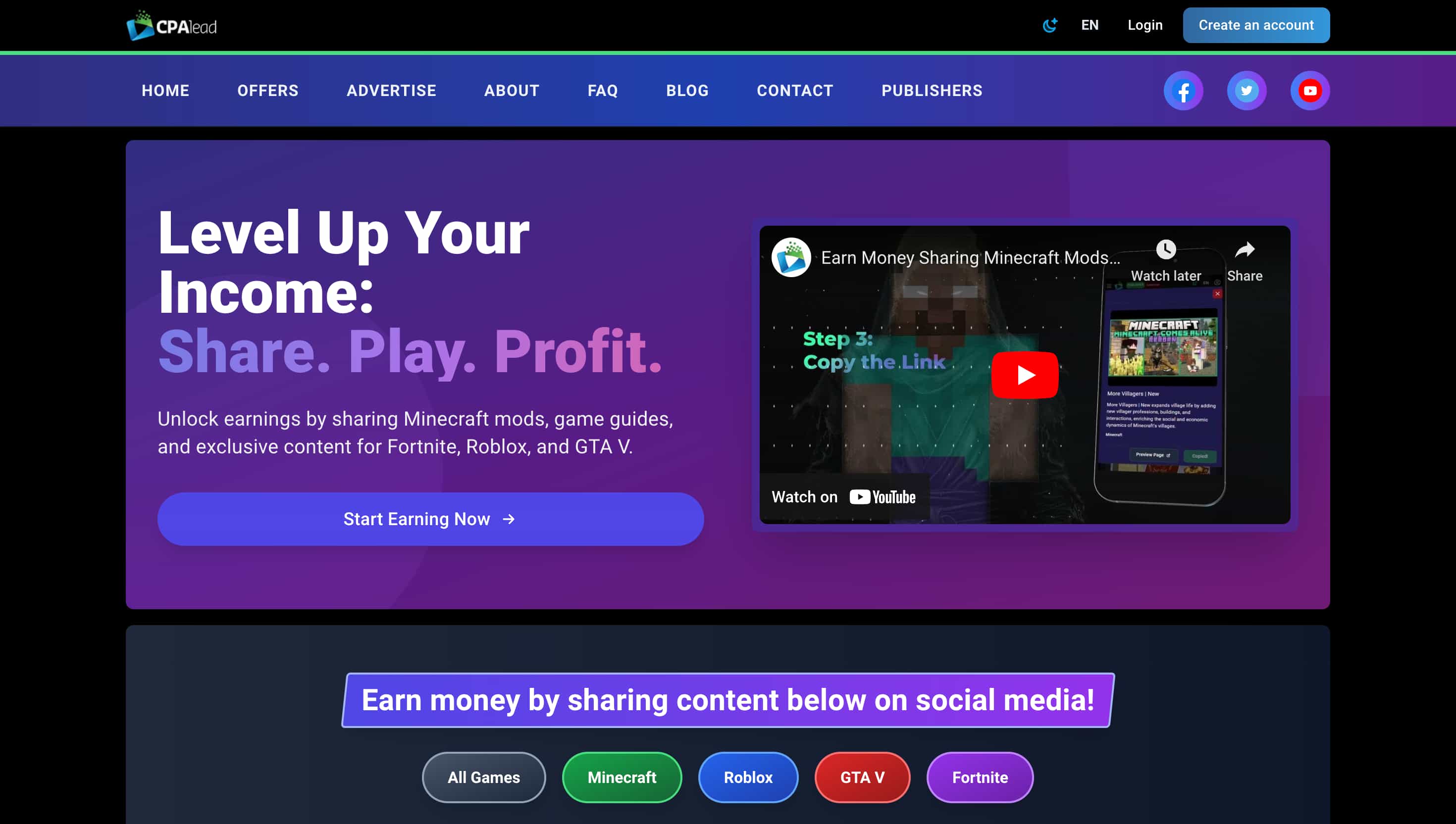 CPAlead affiliate network