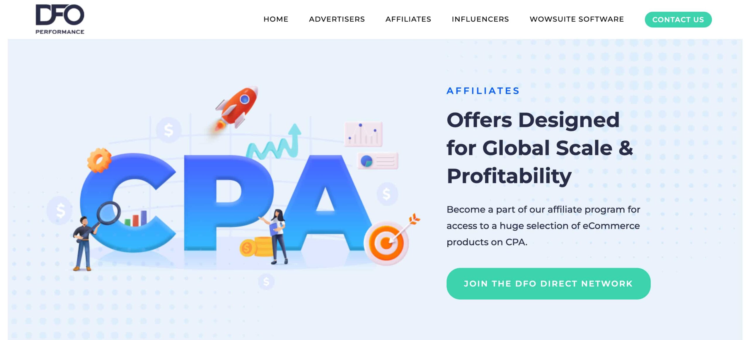 DFO performance affiliate program