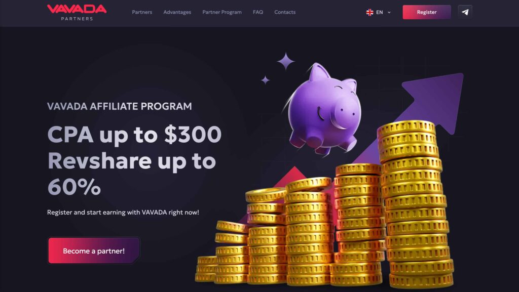 Vavada Casino Affiliate Program