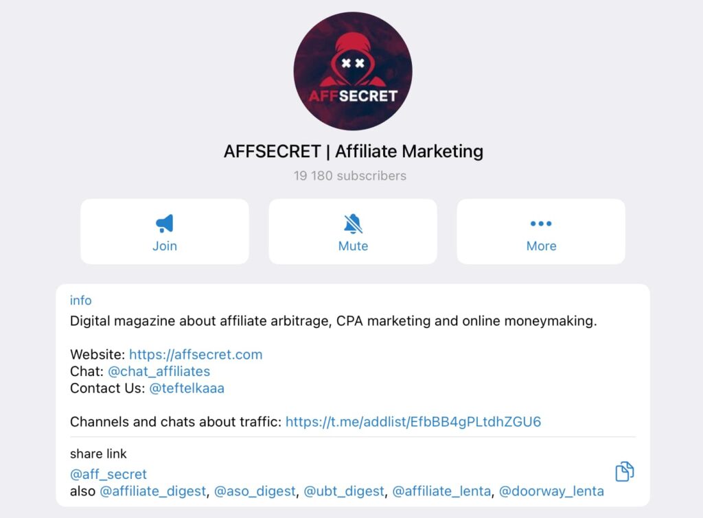 AFFSECRET Affiliate Marketing