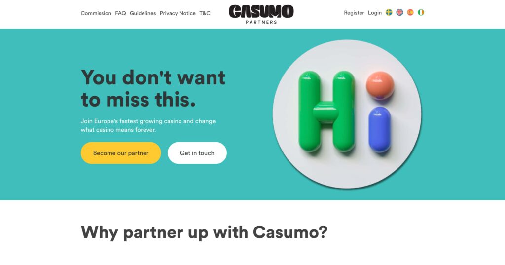 Casumo Affiliate Program