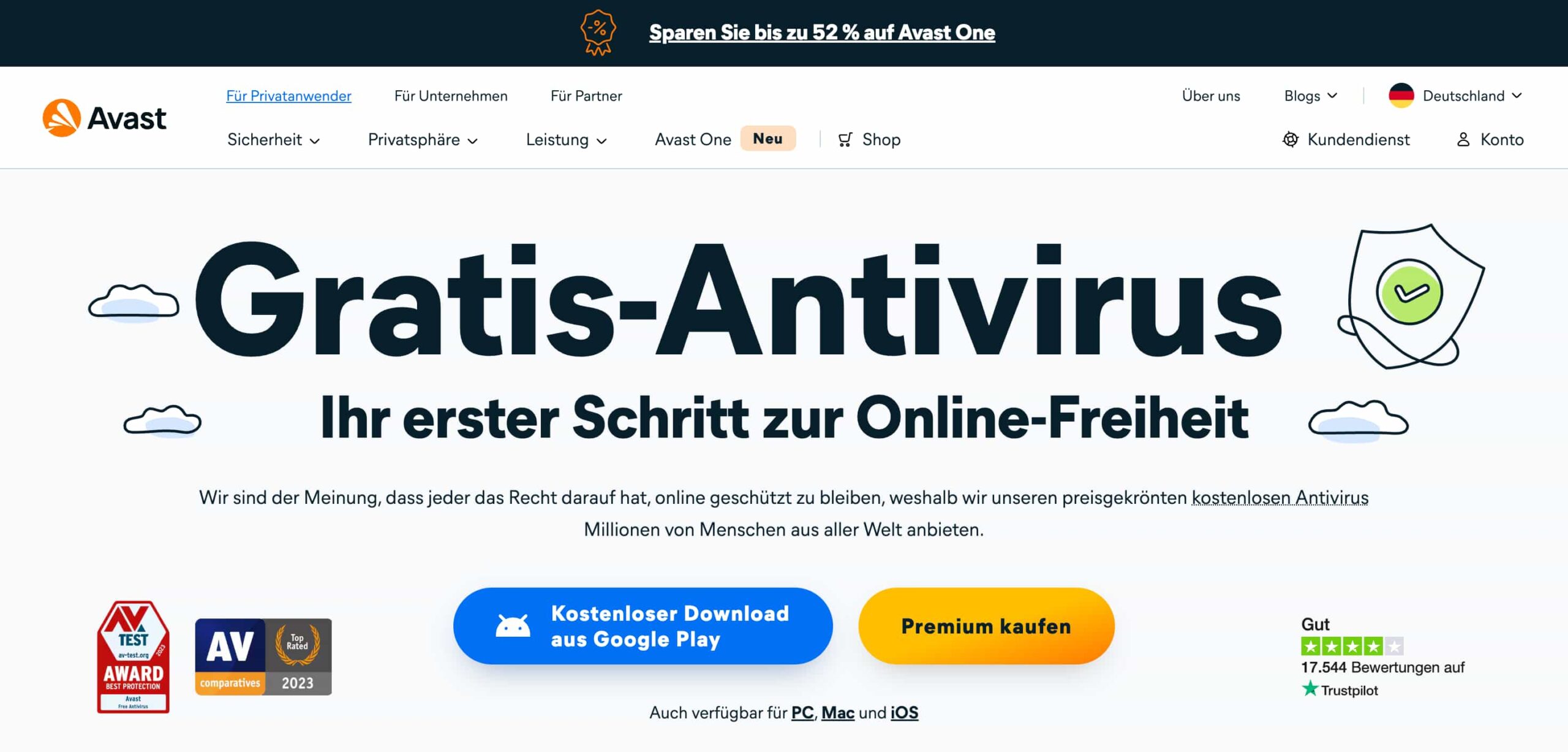 Landing Antivirus Example