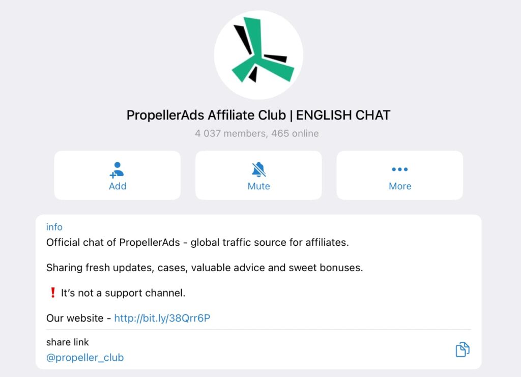 PropellerAds Affiliate Club