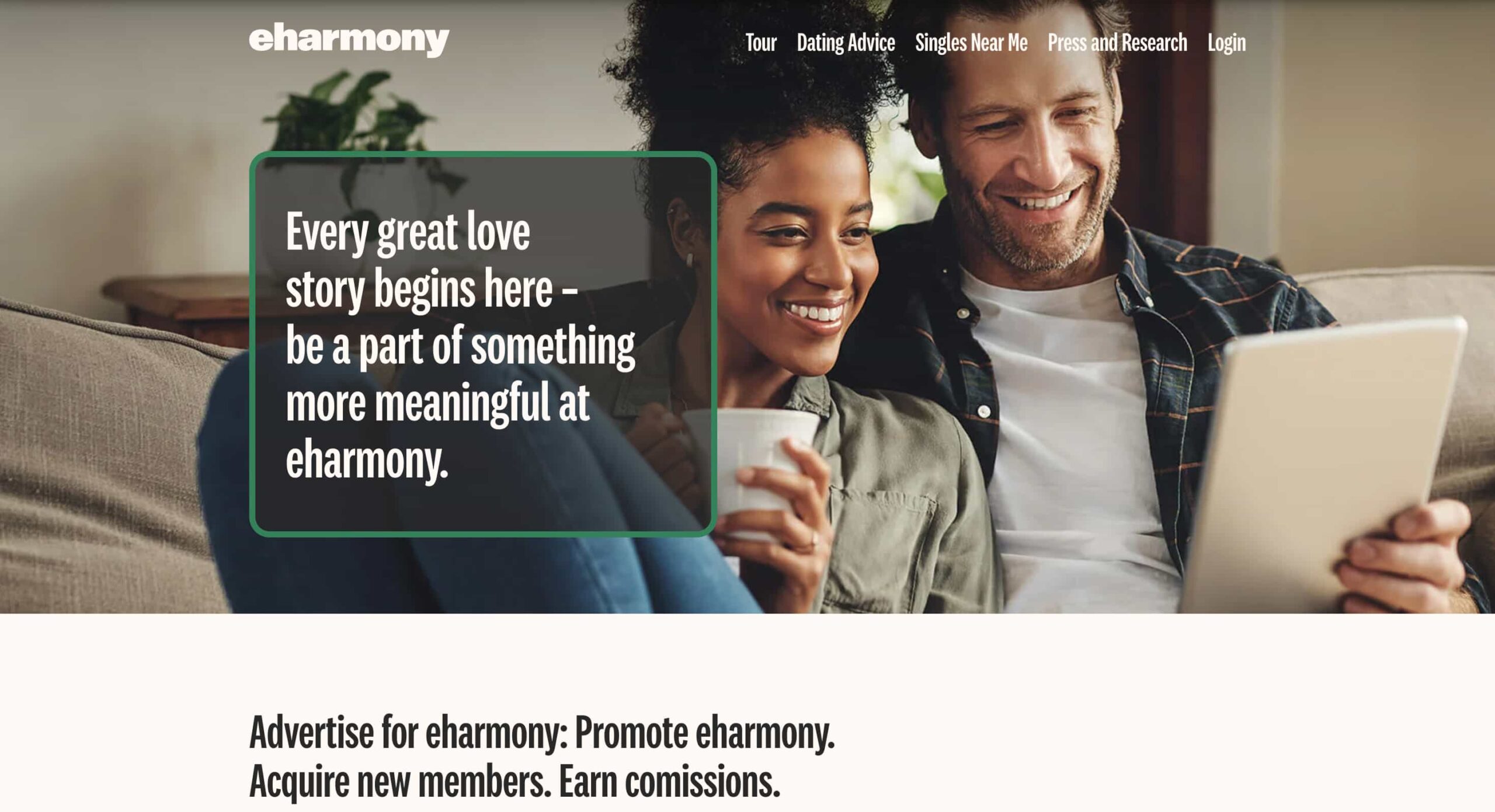 eharmony dating affiliate program